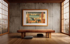 Hokusai 36 Views No.36 - #036 Yoshida on the Tokaido – Hokusai’